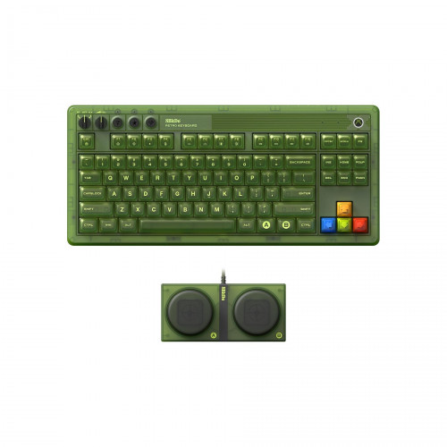 Механическая клавиатура 8BitDo Retro 87 с RGB-подсветкой, комбинированным подключением, Xbox Edition